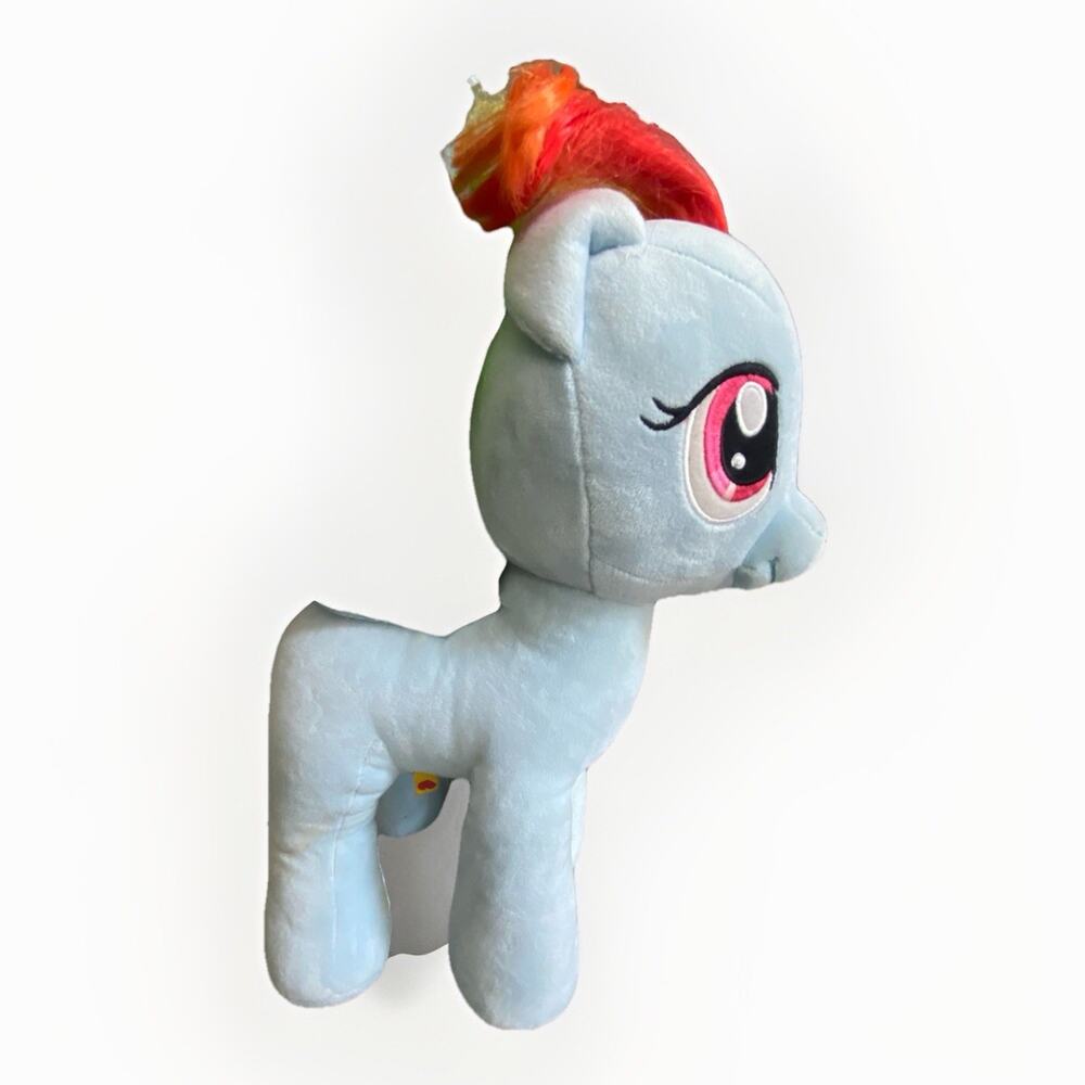 My Little Pony Build-A-Bear Workshop BAB BABW Rainbow Dash Stuffed Plush 16" EUC